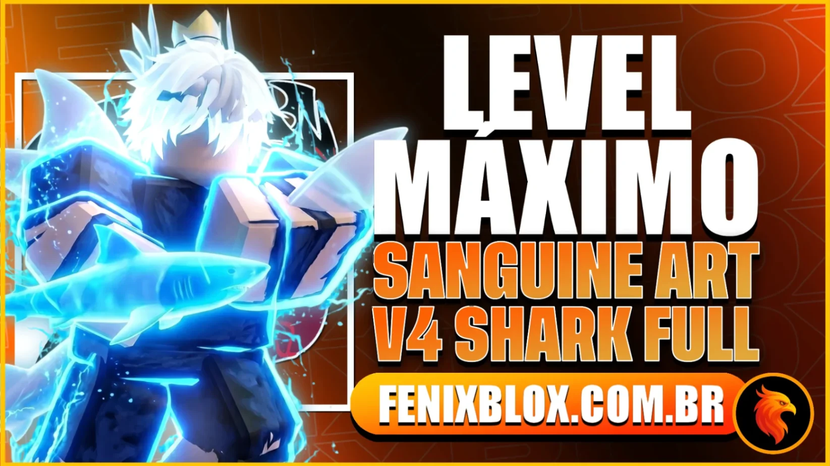 🦈  V4 SHARK FULL GEAR 🩸 +  LEVEL 2800 + GODHUMAN + SANGUINE ART