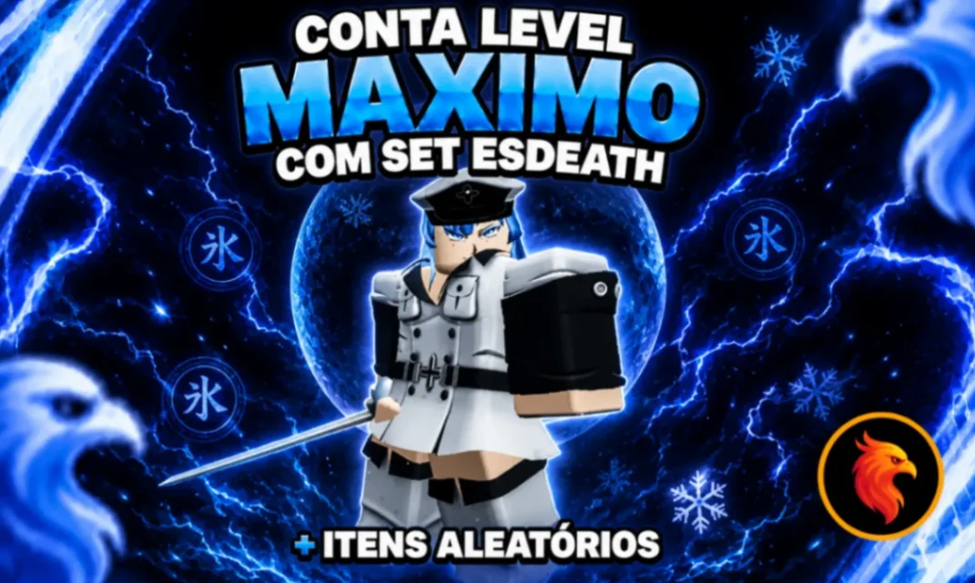 🏆 CONTA LEVEL 16000 🏆 + ESDEATH SET + RANDOM ITENS