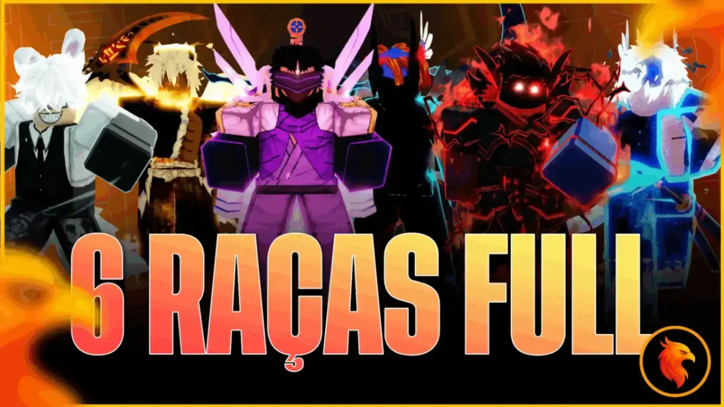 ⭐⚔️2800 GHM + CDK + SGT + FRUTAS ITENS (6 RAÇA FULL)