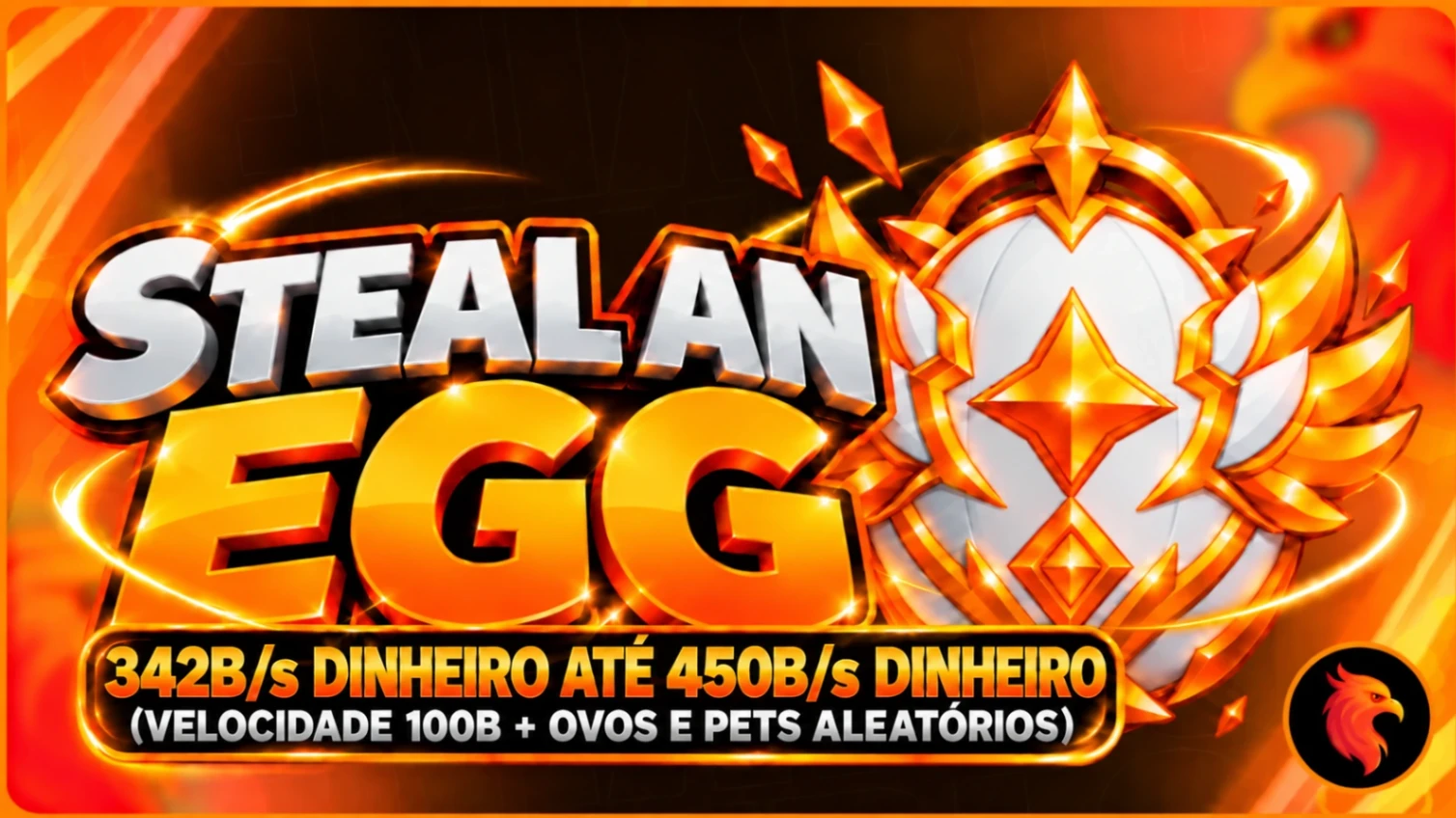 342B/s DINHEIRO ATÉ 450B/s DINHEIRO (VELOCIDADE 100B + OVOS E PETS ALEATÓRIOS)