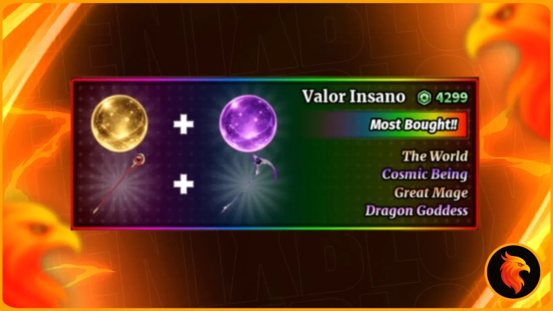 🎁 THE WOLRD + COSMIC BEING + GREAT MAGE + DRAGON GODDES 🎁