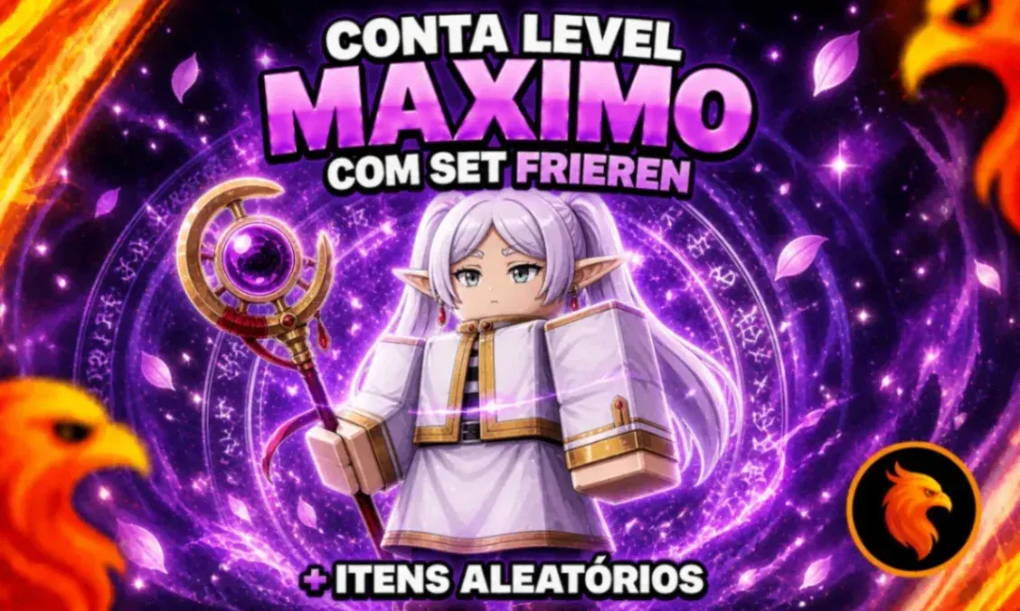 🏆 CONTA LEVEL 16000 🏆 + FRIEREN SET + RANDOM ITENS