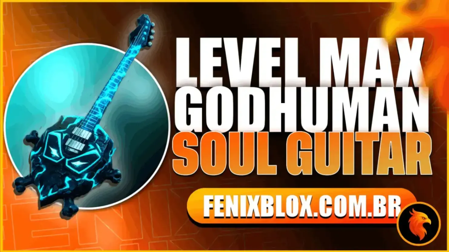 🎸 SKULL GUITAR 🎸 + GODHUMAN + LEVEL 2800 + FRUTAS E ITENS RANDOM